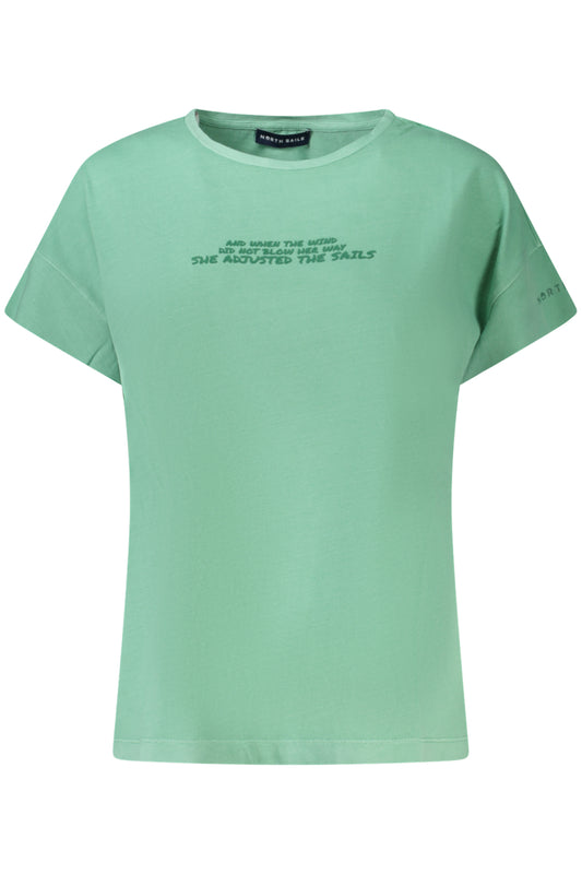 T-SHIRT À MANCHES COURTES NORTH SAILS VERT POUR FEMME - NORTH SAILS