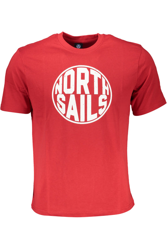 NORTH SAILS T-SHIRT MANCHES COURTES HOMME ROUGE - NORTH SAILS