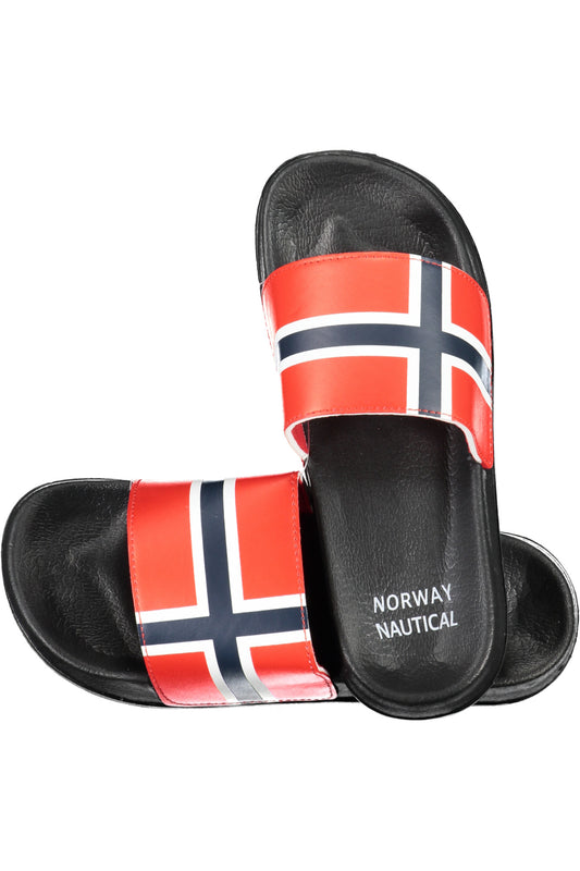 CHAUSSURES PANTOUFLES NOIRES POUR HOMMES NORVÈGE 1963 - NORWAY 1963