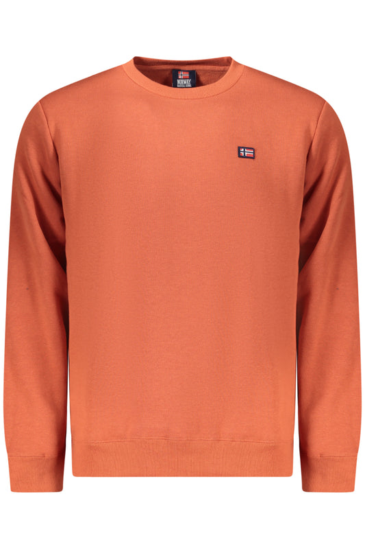 Sweat-shirt zippé orange pour homme Norvège 1963 - NORWAY 1963