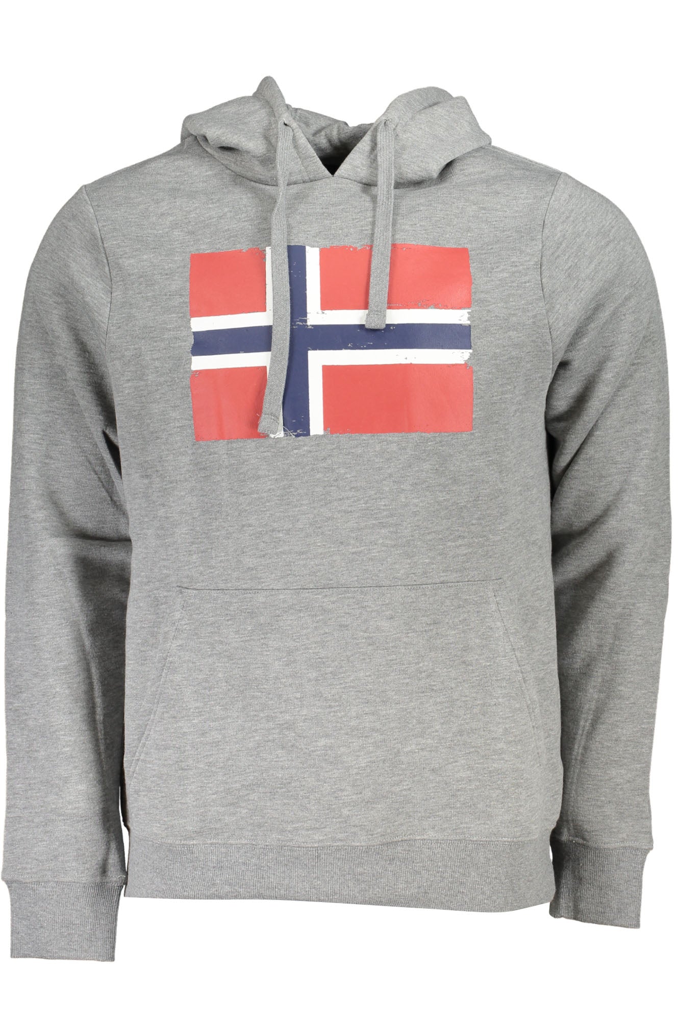 NORVÈGE 1963 SWEAT-SHIRT SANS FERMETURE ÉCLAIR GRIS POUR HOMMES - NORWAY 1963