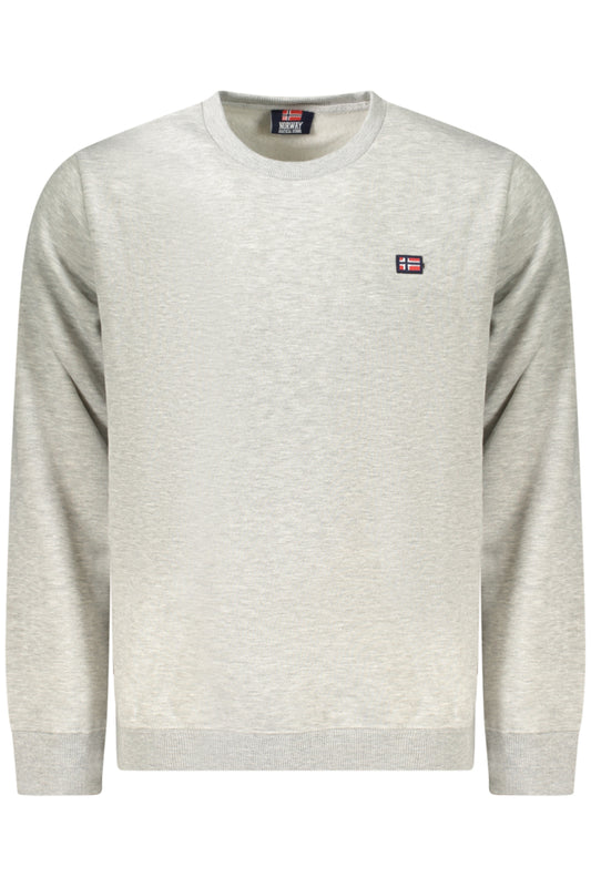 Sweat-shirt zippé gris pour homme Norvège 1963 - NORWAY 1963