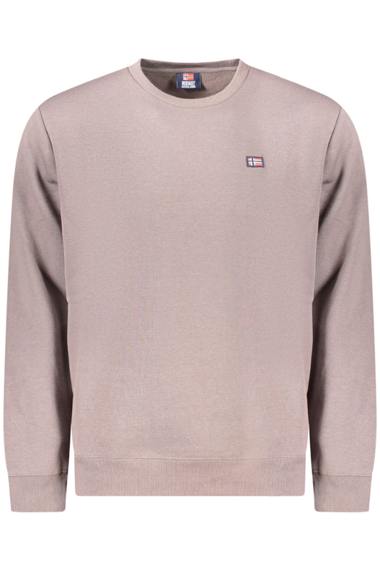 Sweat-shirt zippé marron pour homme, Norvège 1963 - NORWAY 1963