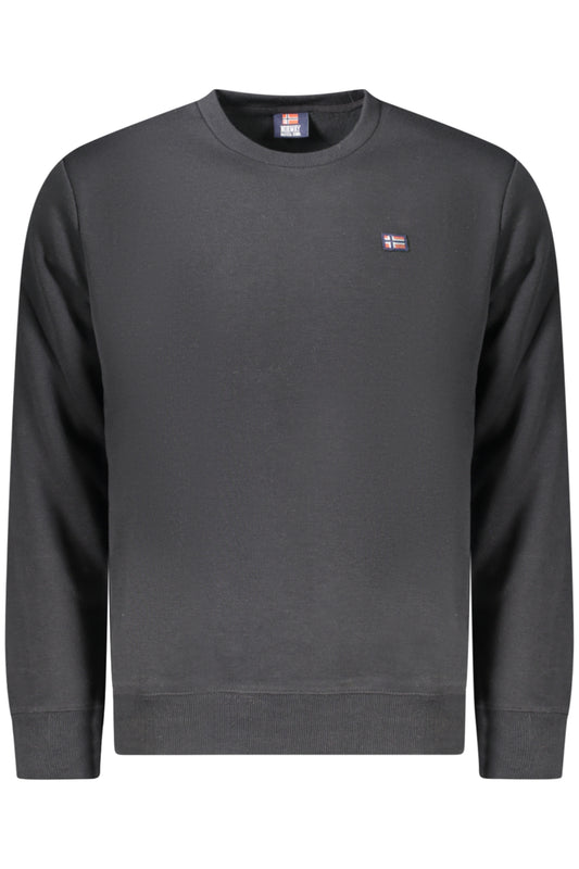 Sweat-shirt zippé noir pour homme Norvège 1963 - NORWAY 1963