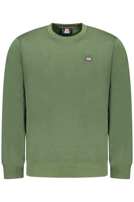 Sweat-shirt zippé pour homme Norvège 1963, vert - NORWAY 1963