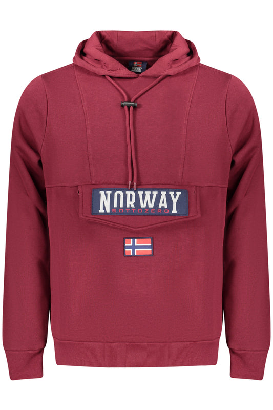 Sweat-shirt zippé violet pour homme Norvège 1963 - NORWAY 1963