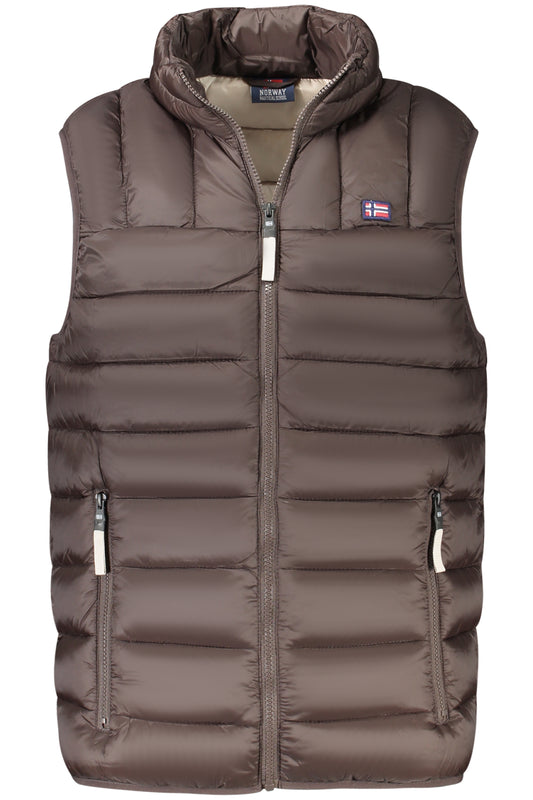 VESTE SANS MANCHES MARRON POUR HOMME NORVÈGE 1963 - NORWAY 1963