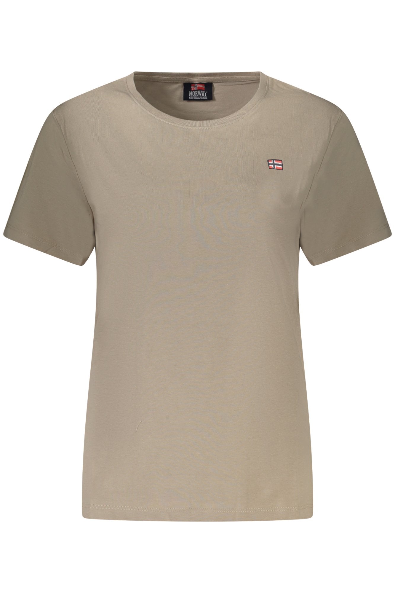 T-SHIRT FEMME MANCHES COURTES NORVÈGE 1963 BEIGE - NORWAY 1963