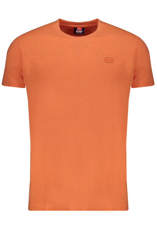 NORVÈGE 1963 T-SHIRT ORANGE À MANCHES COURTES HOMME - NORWAY 1963
