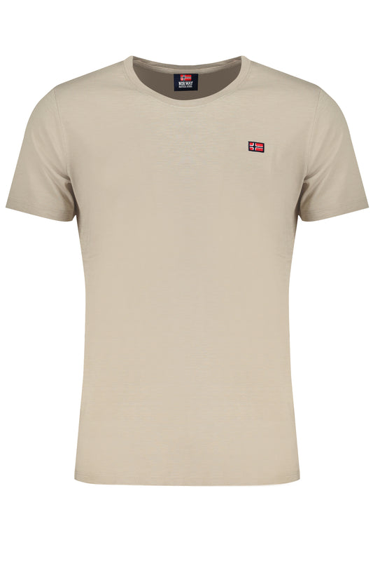 NORVÈGE 1963 T-SHIRT À MANCHES COURTES HOMME BEIGE - NORWAY 1963