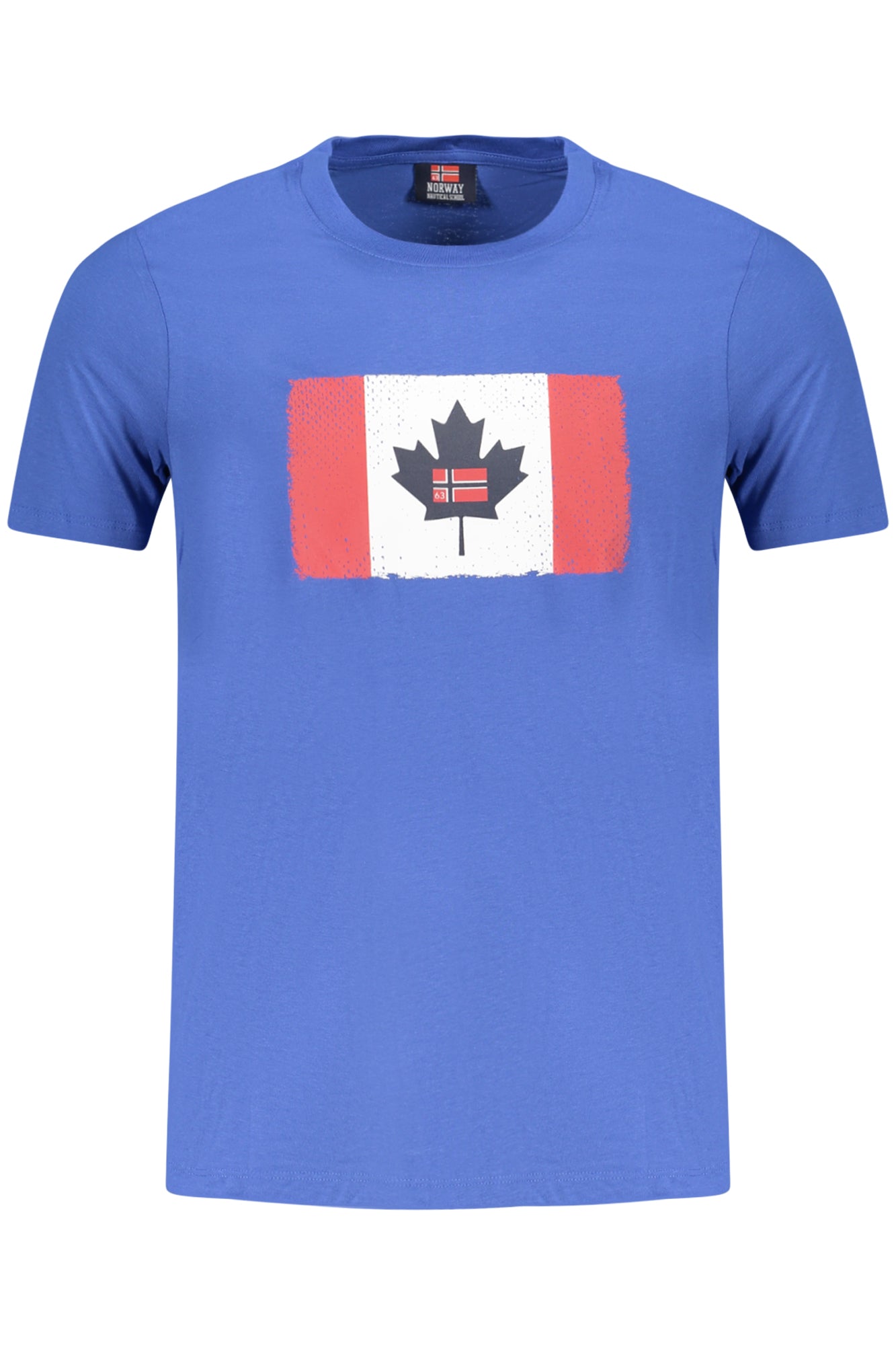 T-SHIRT MANCHES COURTES HOMME NORVÈGE 1963 BLEU - NORWAY 1963