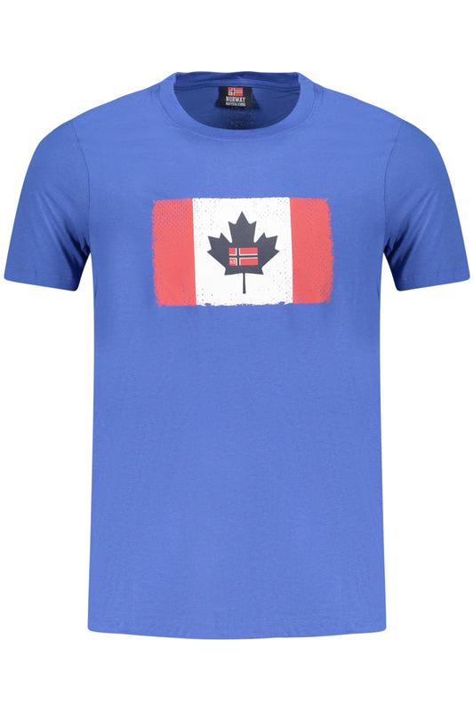 T-SHIRT MANCHES COURTES HOMME NORVÈGE 1963 BLEU - NORWAY 1963