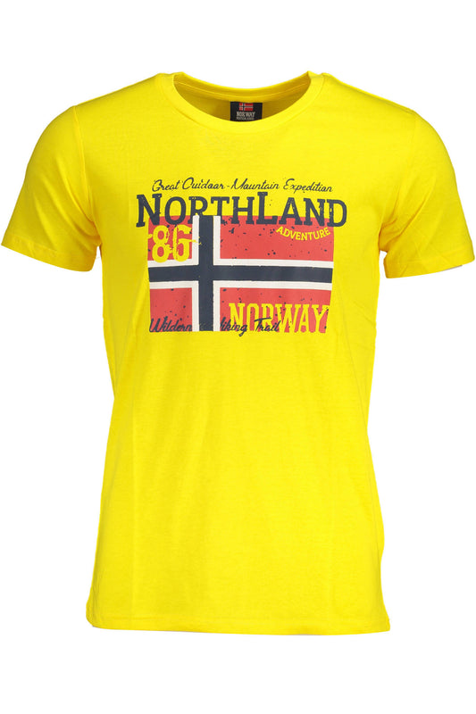 T-SHIRT HOMME JAUNE À MANCHES COURTES NORVÈGE 1963 - NORWAY 1963