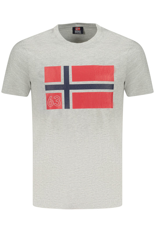 T-SHIRT À MANCHES COURTES HOMME NORVÈGE 1963 GRIS - NORWAY 1963