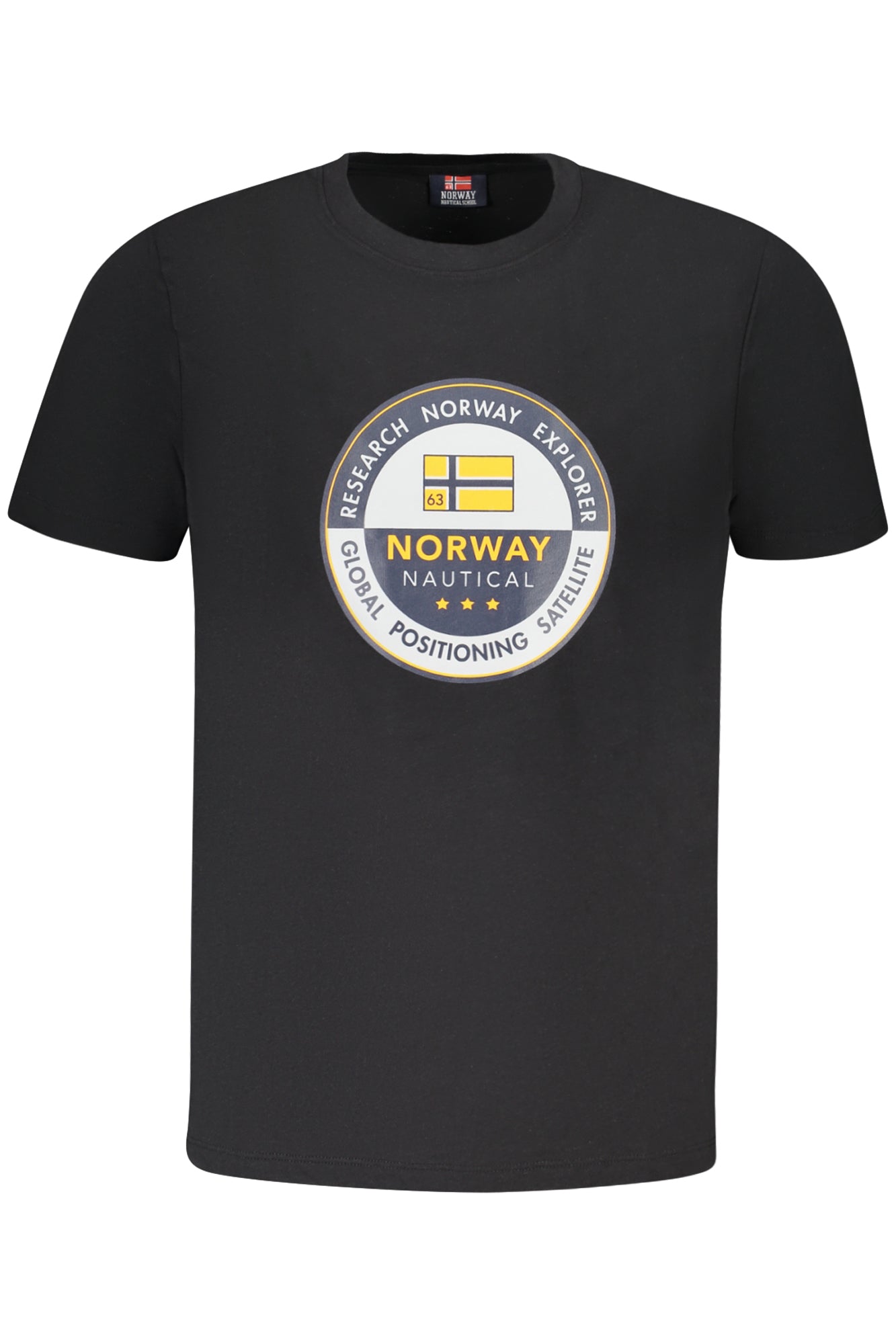 T-SHIRT MANCHES COURTES HOMME NORVÈGE 1963 NOIR - NORWAY 1963