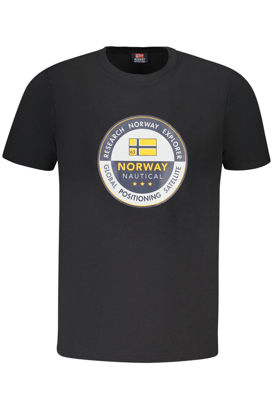 T-SHIRT MANCHES COURTES HOMME NORVÈGE 1963 NOIR - NORWAY 1963