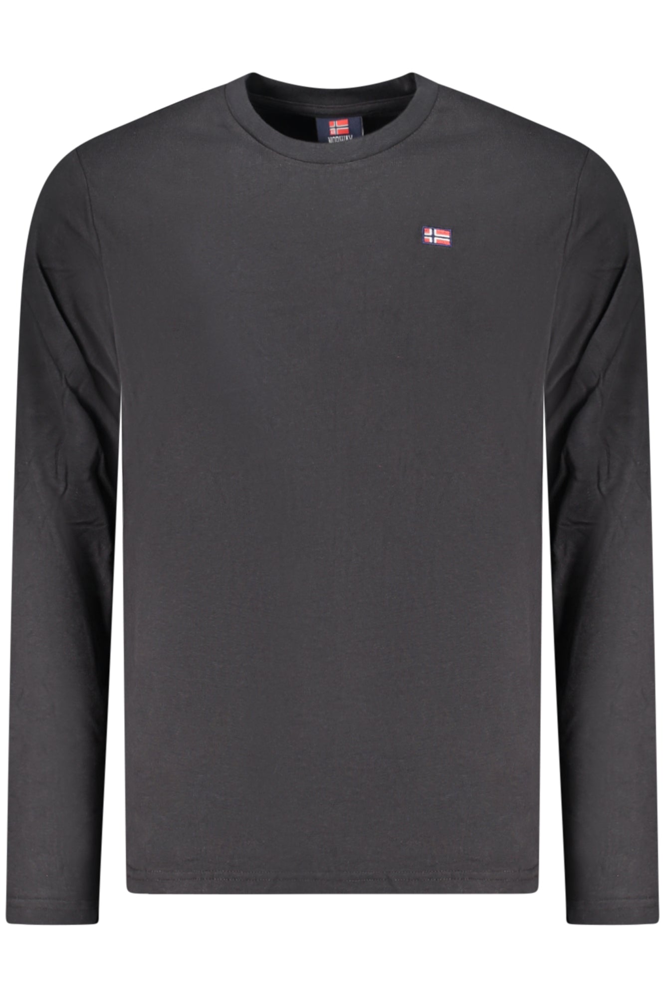 T-SHIRT NOIR À MANCHES LONGUES POUR HOMMES NORVÈGE 1963 - NORWAY 1963