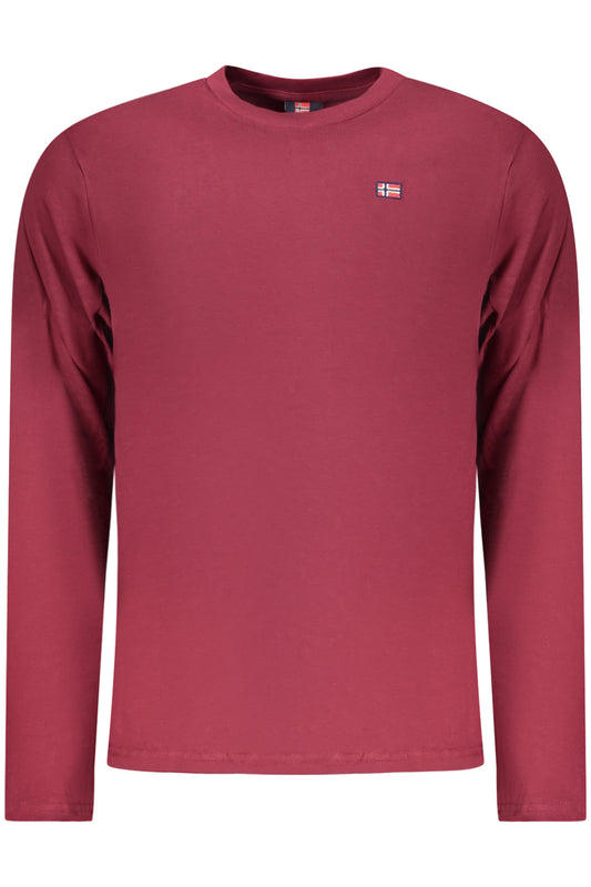 T-SHIRT À MANCHES LONGUES HOMME NORVÈGE 1963, ROUGE - NORWAY 1963