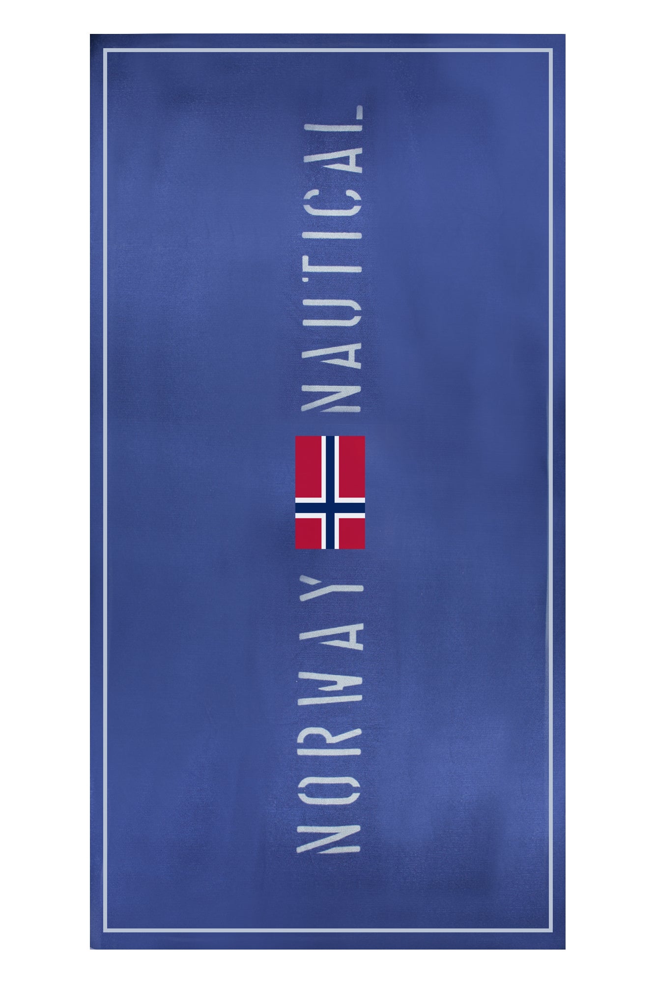 SERVIETTE DE PLAGE UNISEXE NORVÈGE 1963 BLEU - NORWAY 1963
