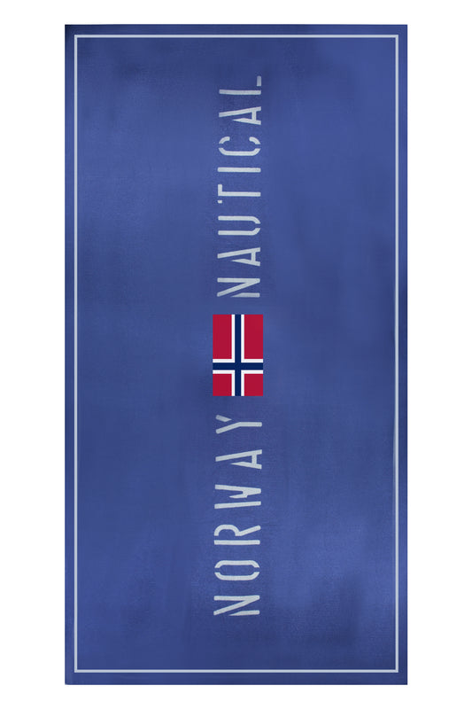 SERVIETTE DE PLAGE UNISEXE NORVÈGE 1963 BLEU - NORWAY 1963
