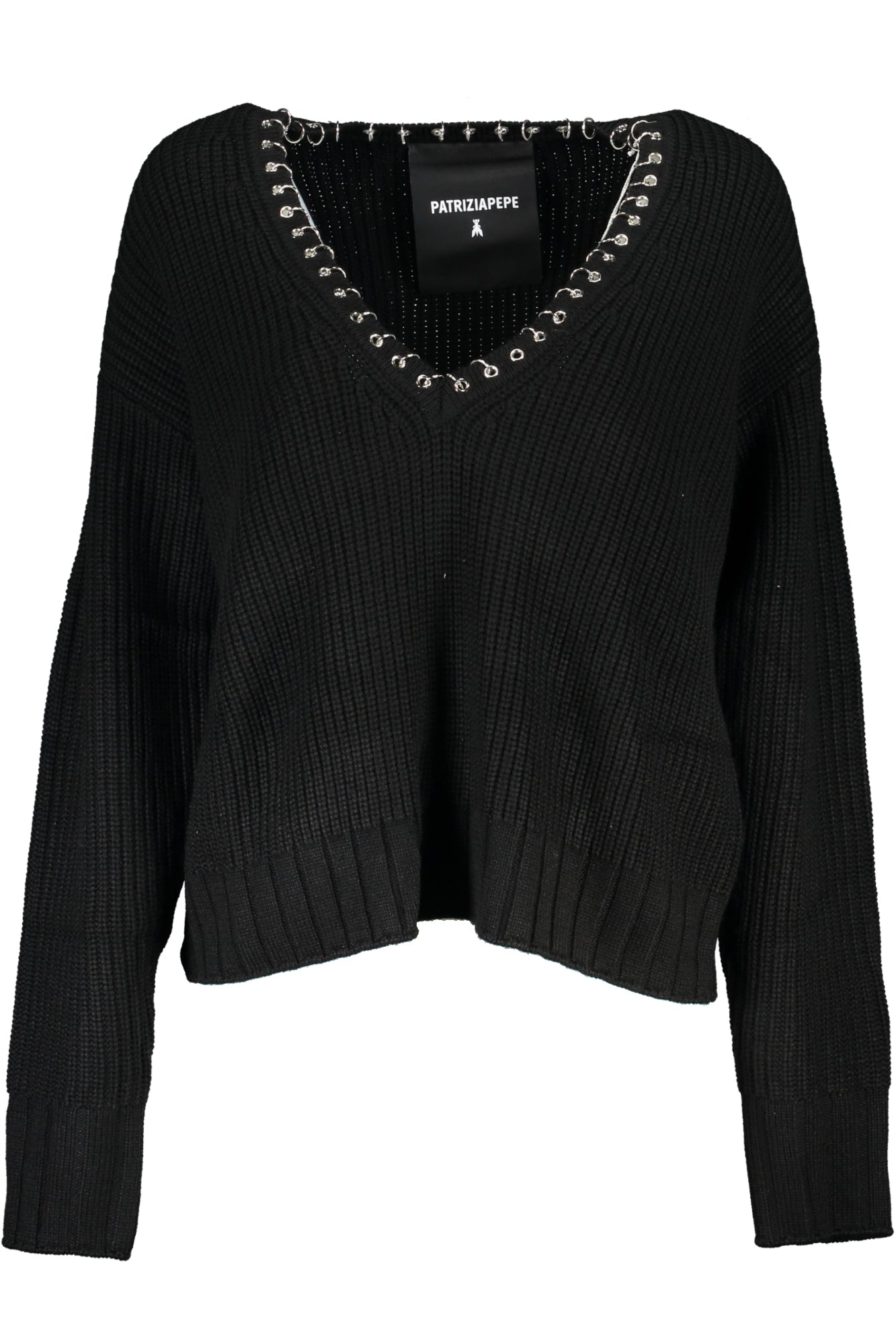 PULL NOIR FEMME PATRIZIA PEPE - PATRIZIA PEPE