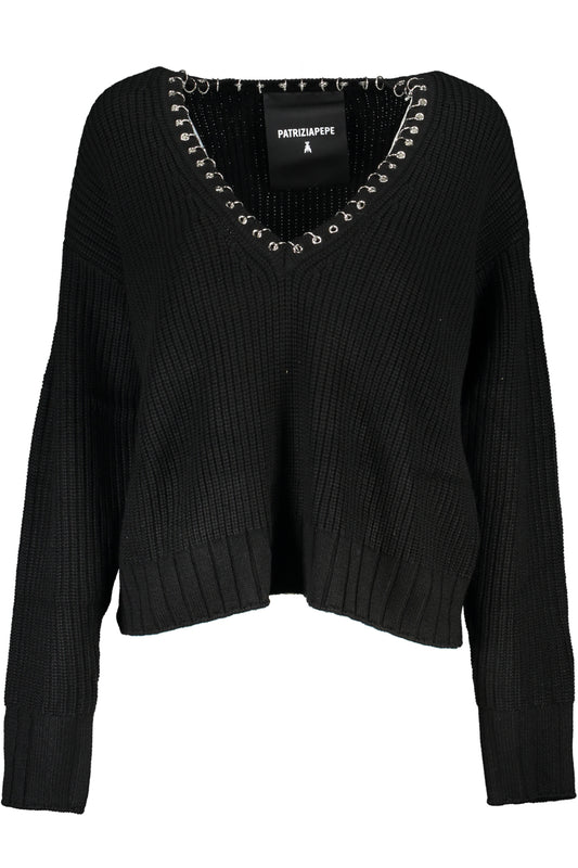 PULL NOIR FEMME PATRIZIA PEPE - PATRIZIA PEPE