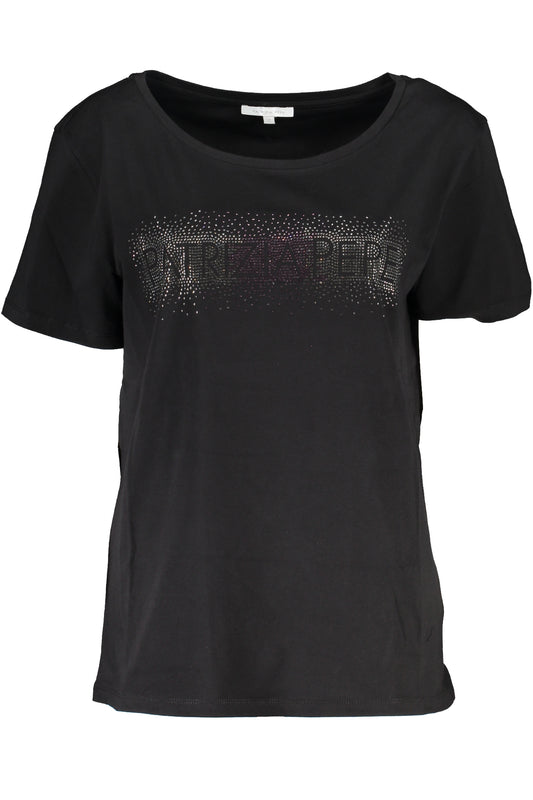 PATRIZIA PEPE T-SHIRT À MANCHES COURTES FEMME NOIR - PATRIZIA PEPE