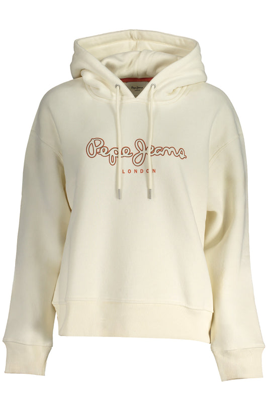 PEPE JEANS SWEAT-SHIRT SANS FERMETURE FEMME BLANC - PEPE JEANS