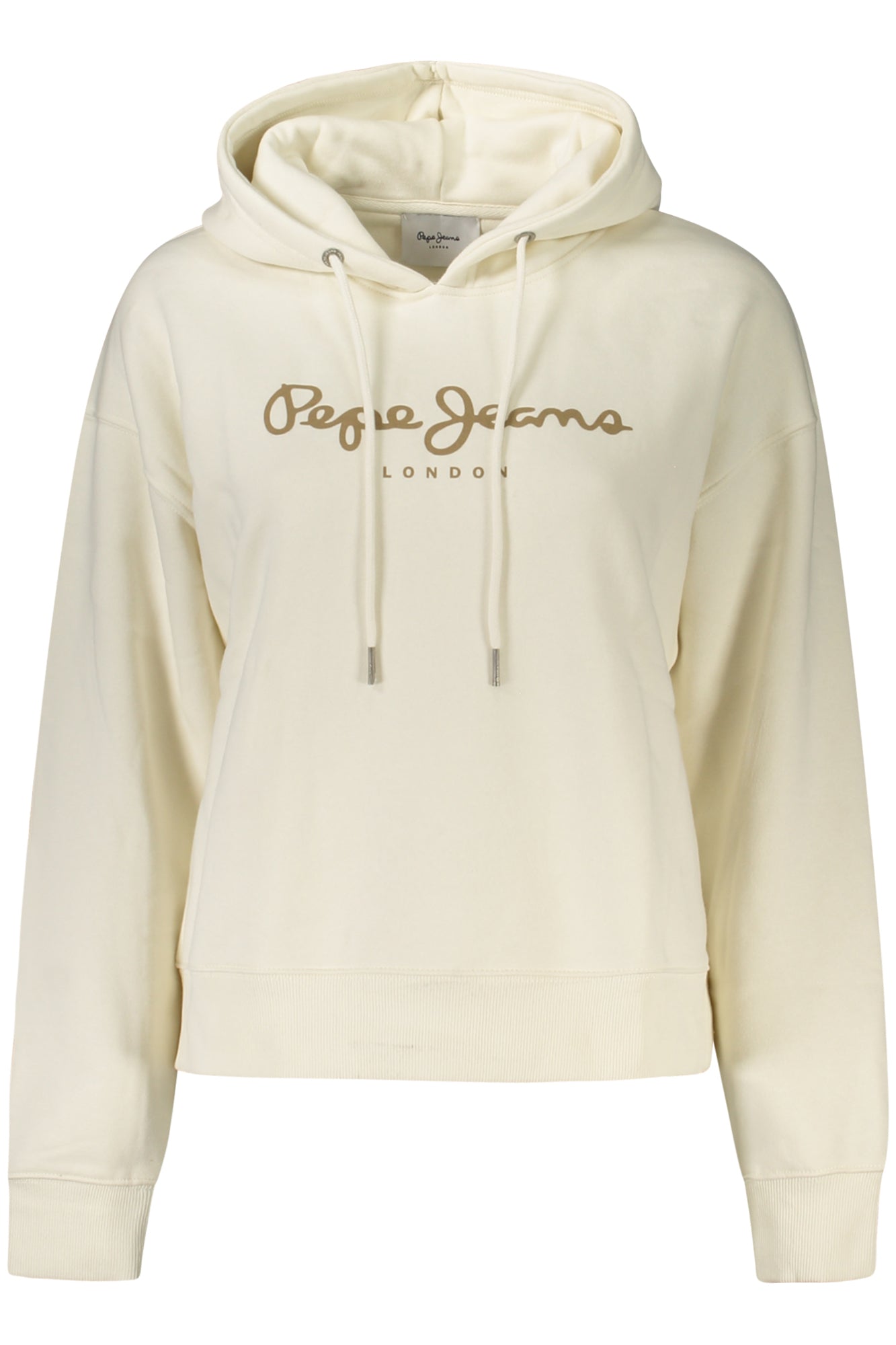 Sweat-shirt zippé blanc pour femme PEPE JEANS - PEPE JEANS