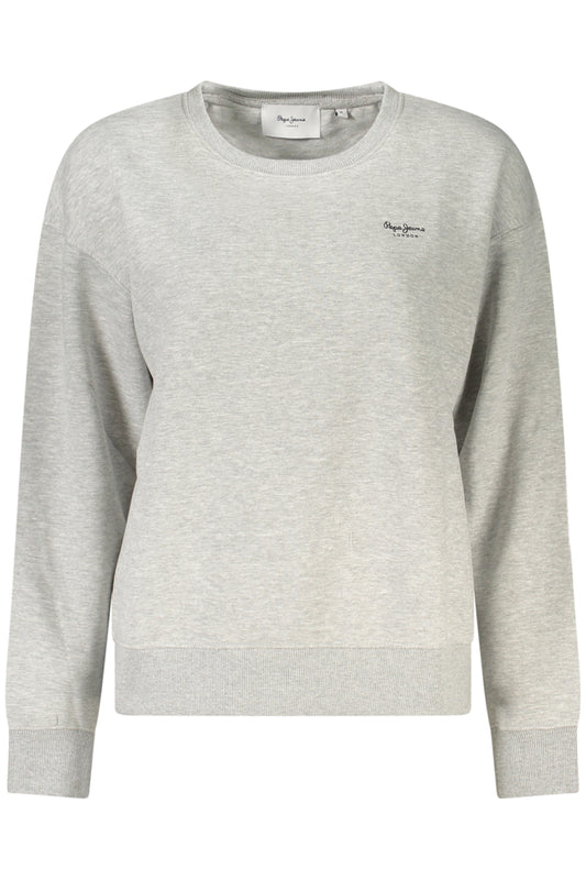 Sweat-shirt zippé gris pour femme PEPE JEANS - PEPE JEANS