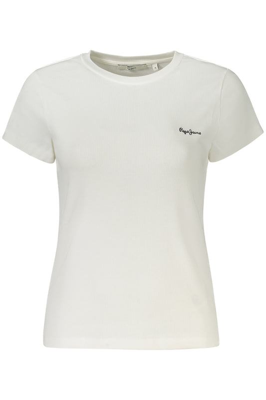 T-SHIRT À MANCHES COURTES PEPE JEANS FEMME BLANC - PEPE JEANS