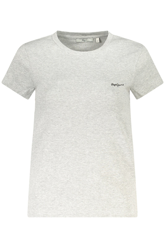 T-SHIRT À MANCHES COURTES PEPE JEANS FEMME, GRIS - PEPE JEANS