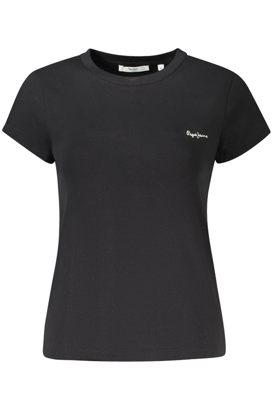 T-SHIRT À MANCHES COURTES POUR FEMME PEPE JEANS NOIR - PEPE JEANS