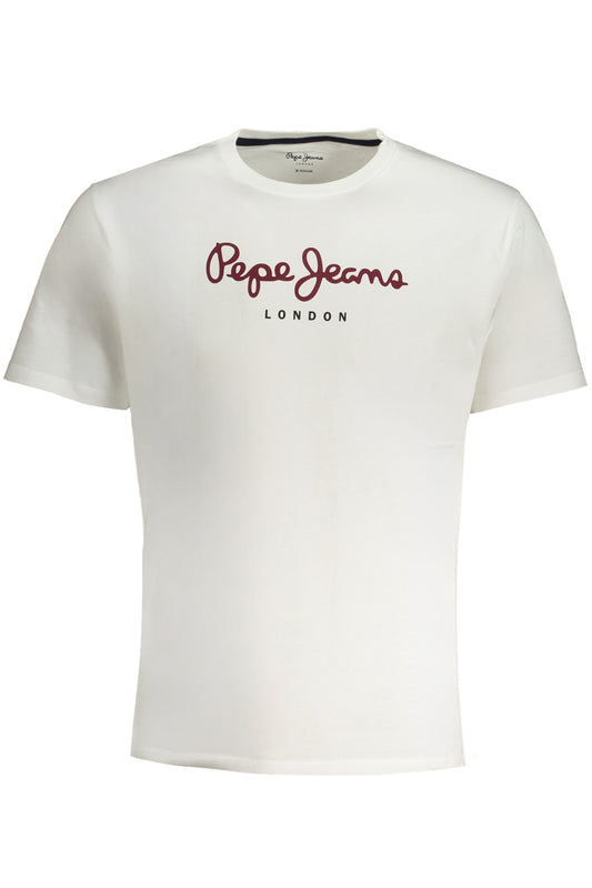 PEPE JEANS T-SHIRT À MANCHES COURTES HOMME BLANC - PEPE JEANS