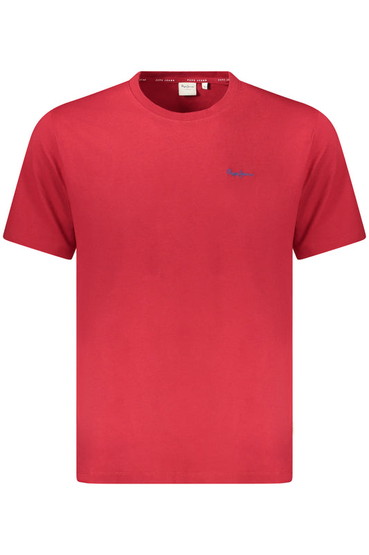 T-SHIRT À MANCHES COURTES PEPE JEANS POUR HOMME, ROUGE - PEPE JEANS