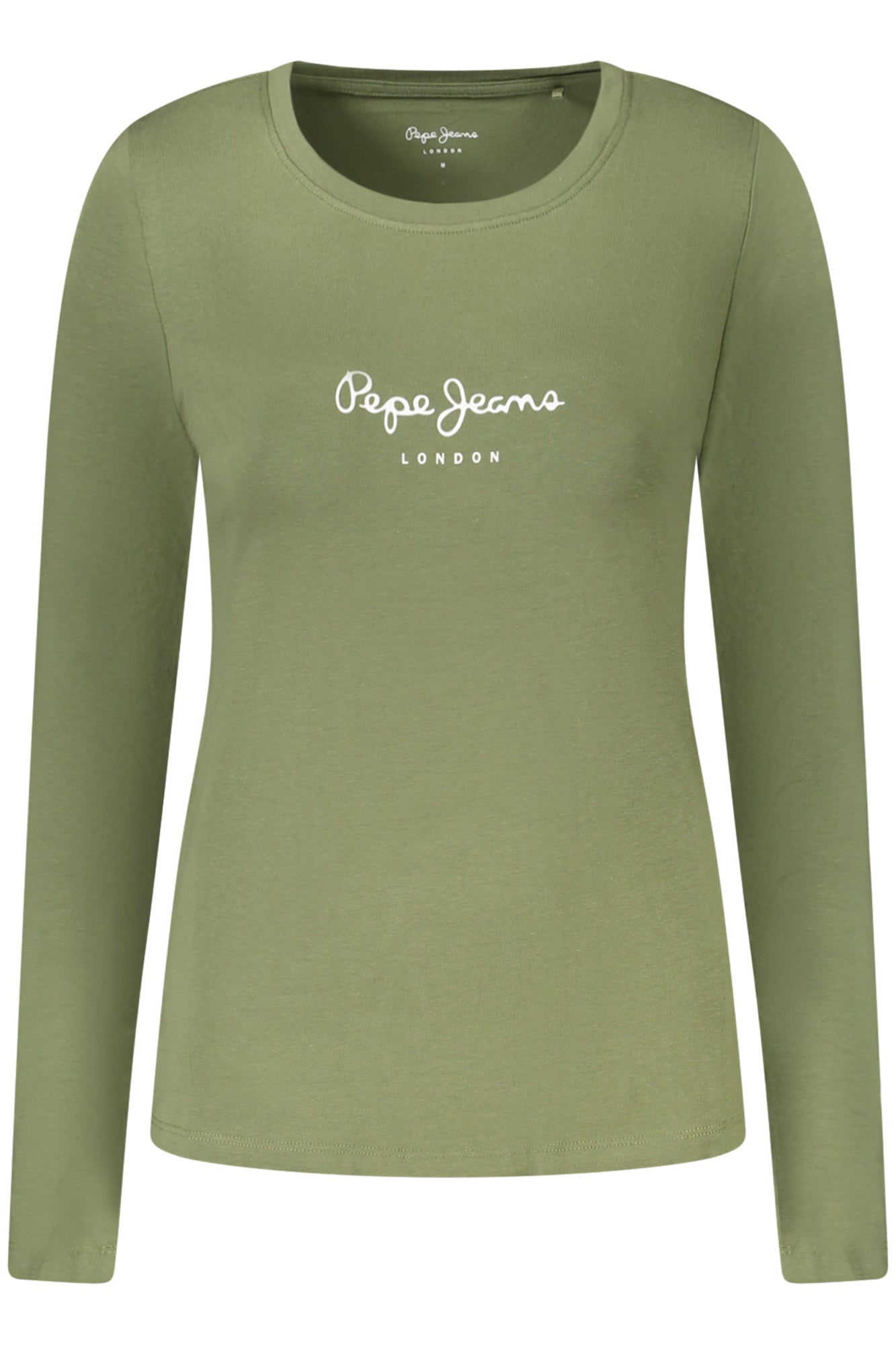 T-SHIRT À MANCHES LONGUES FEMME PEPE JEANS, VERT - PEPE JEANS