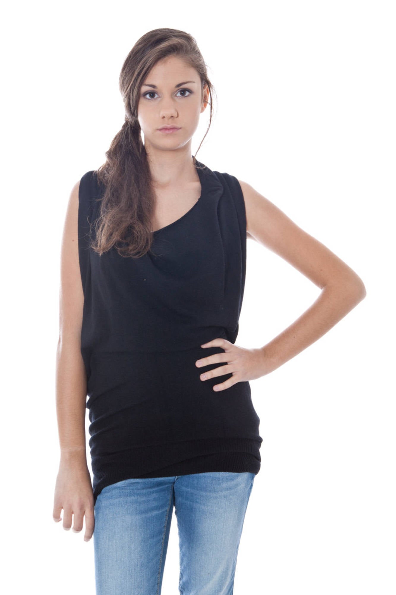 PULL NOIR POUR FEMME PHARD - PHARD