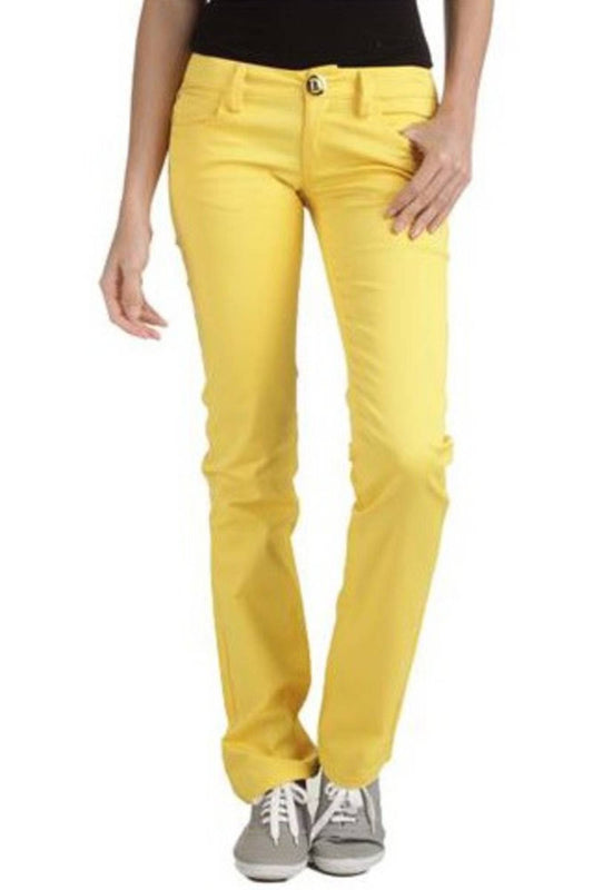 PANTALON FEMME PHARD JAUNE - PHARD