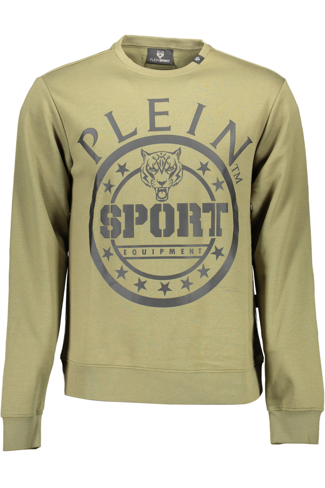 SWEAT PLEIN SPORT SANS ZIP HOMME VERT - PLEIN SPORT