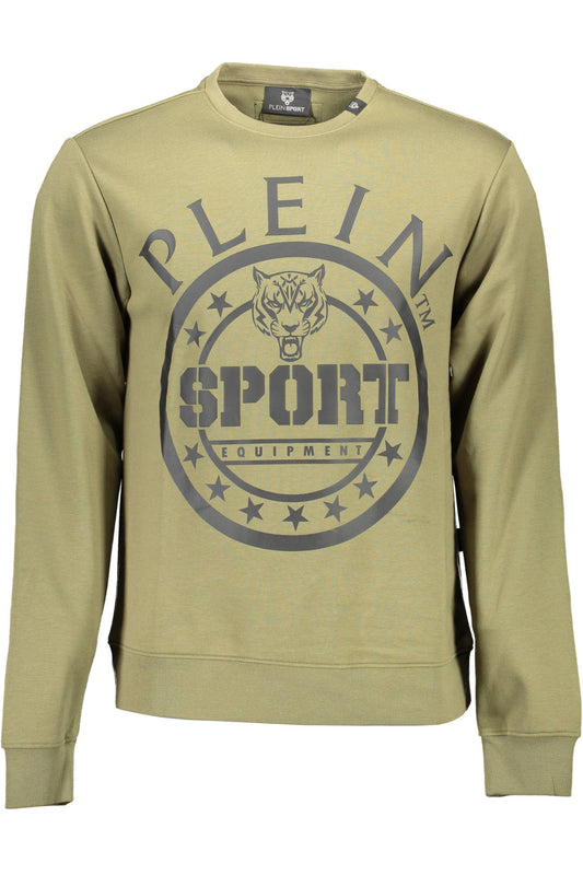 SWEAT PLEIN SPORT SANS ZIP HOMME VERT - PLEIN SPORT