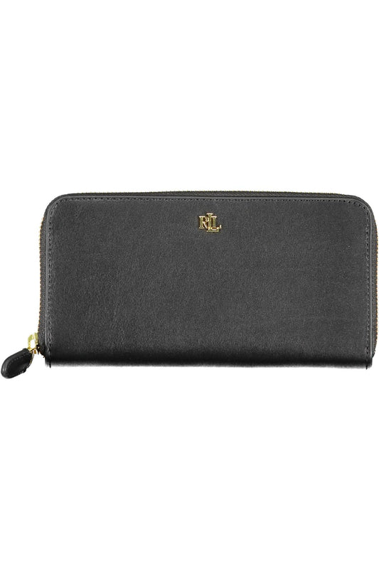 PORTEFEUILLE FEMME NOIR RALPH LAUREN - RALPH LAUREN
