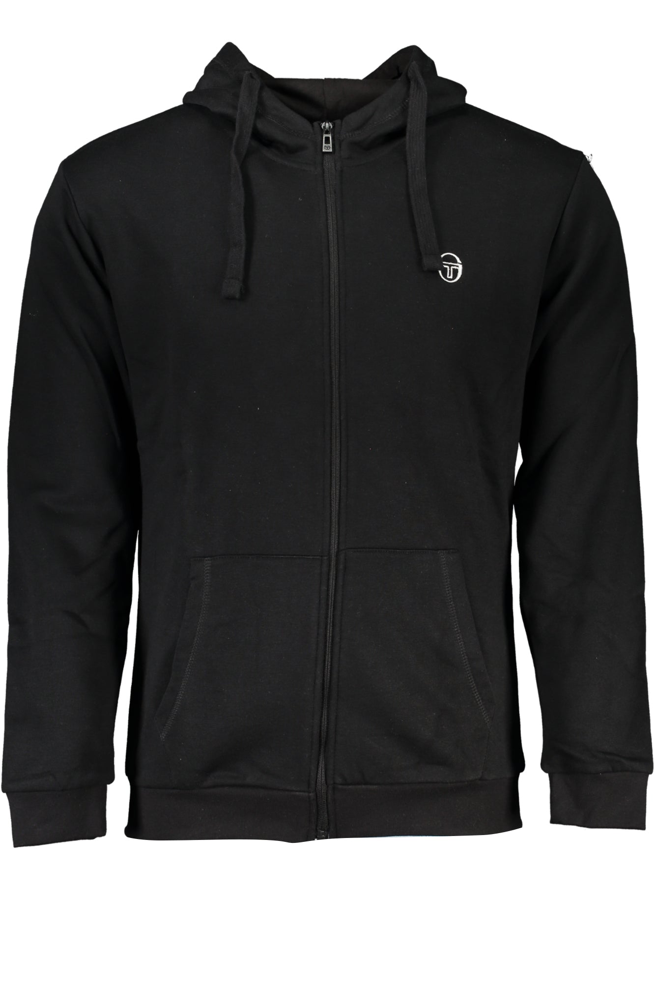 SWEAT-SHIRT ZIPPÉ NOIR SERGIO TACCHINI POUR HOMME - SERGIO TACCHINI