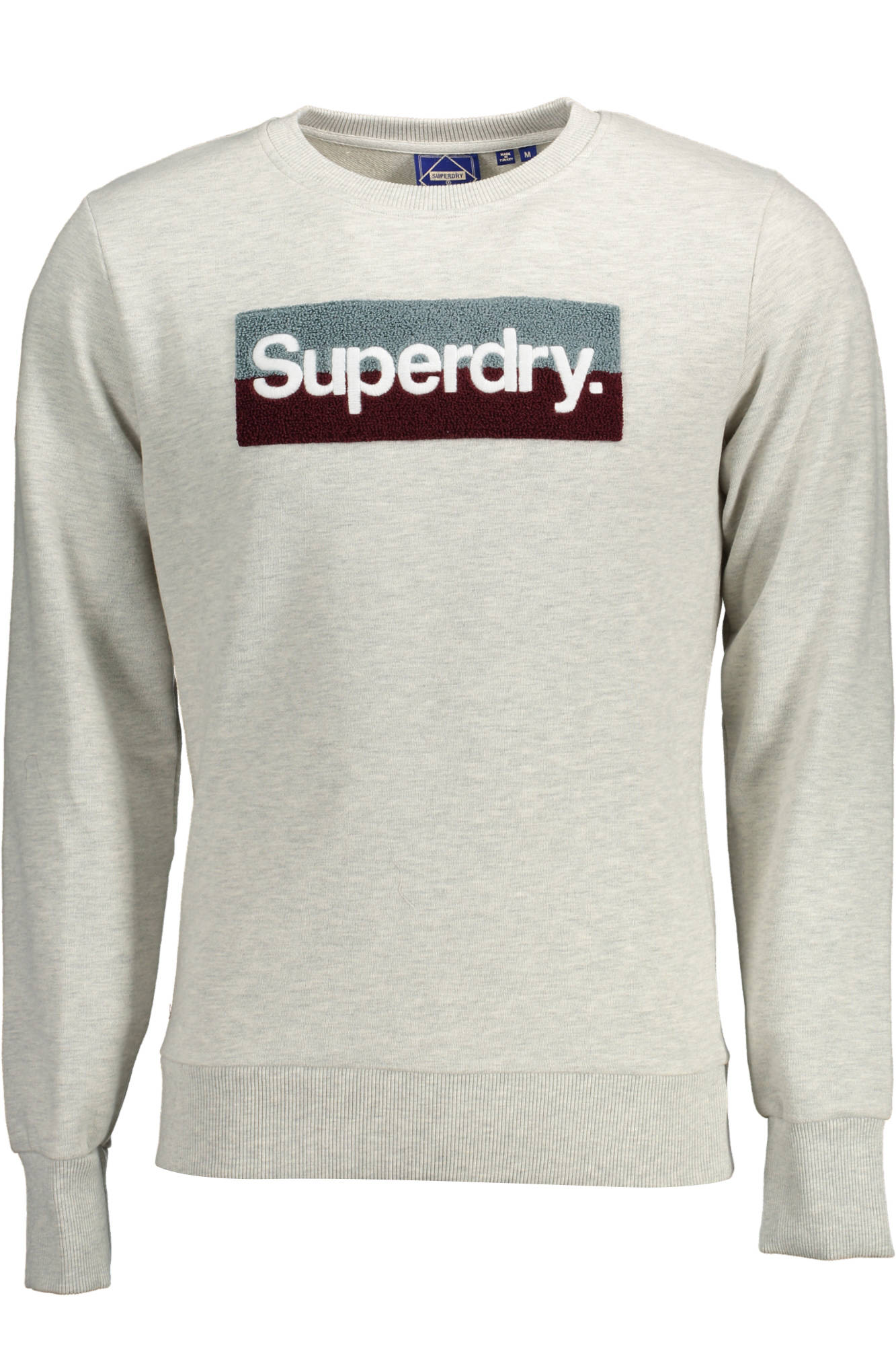 SUPERDRY SWEAT SANS ZIP HOMME GRIS - SUPERDRY