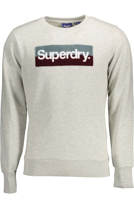 SUPERDRY SWEAT SANS ZIP HOMME GRIS - SUPERDRY