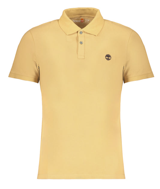 TIMBERLAND POLO MANCHES COURTES HOMME BEIGE - TIMBERLAND