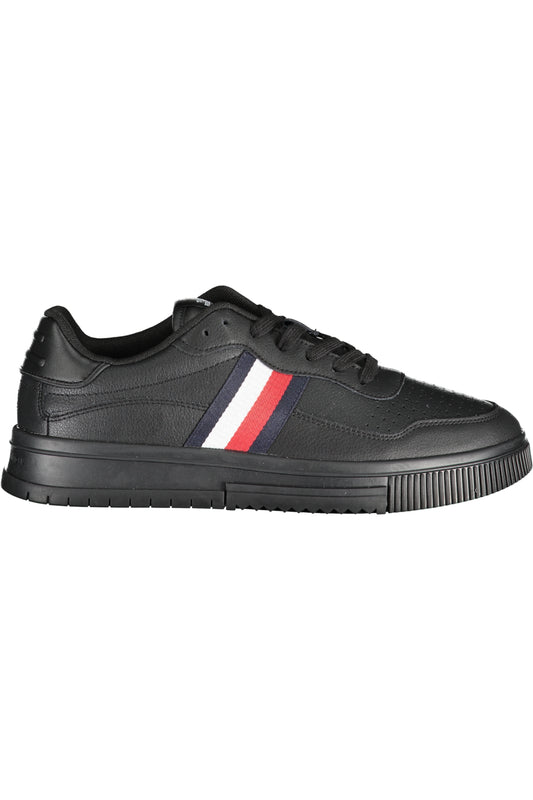CHAUSSURES DE SPORT POUR HOMMES TOMMY HILFIGER NOIRES - TOMMY HILFIGER