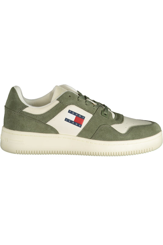 CHAUSSURES DE SPORT POUR HOMMES TOMMY HILFIGER VERTES - TOMMY HILFIGER