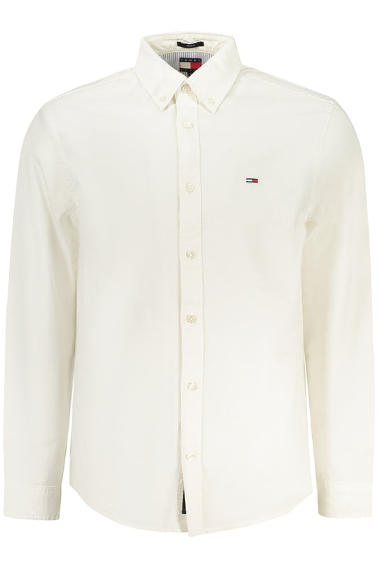 Chemise à manches longues Tommy Hilfiger pour homme, blanche - TOMMY HILFIGER