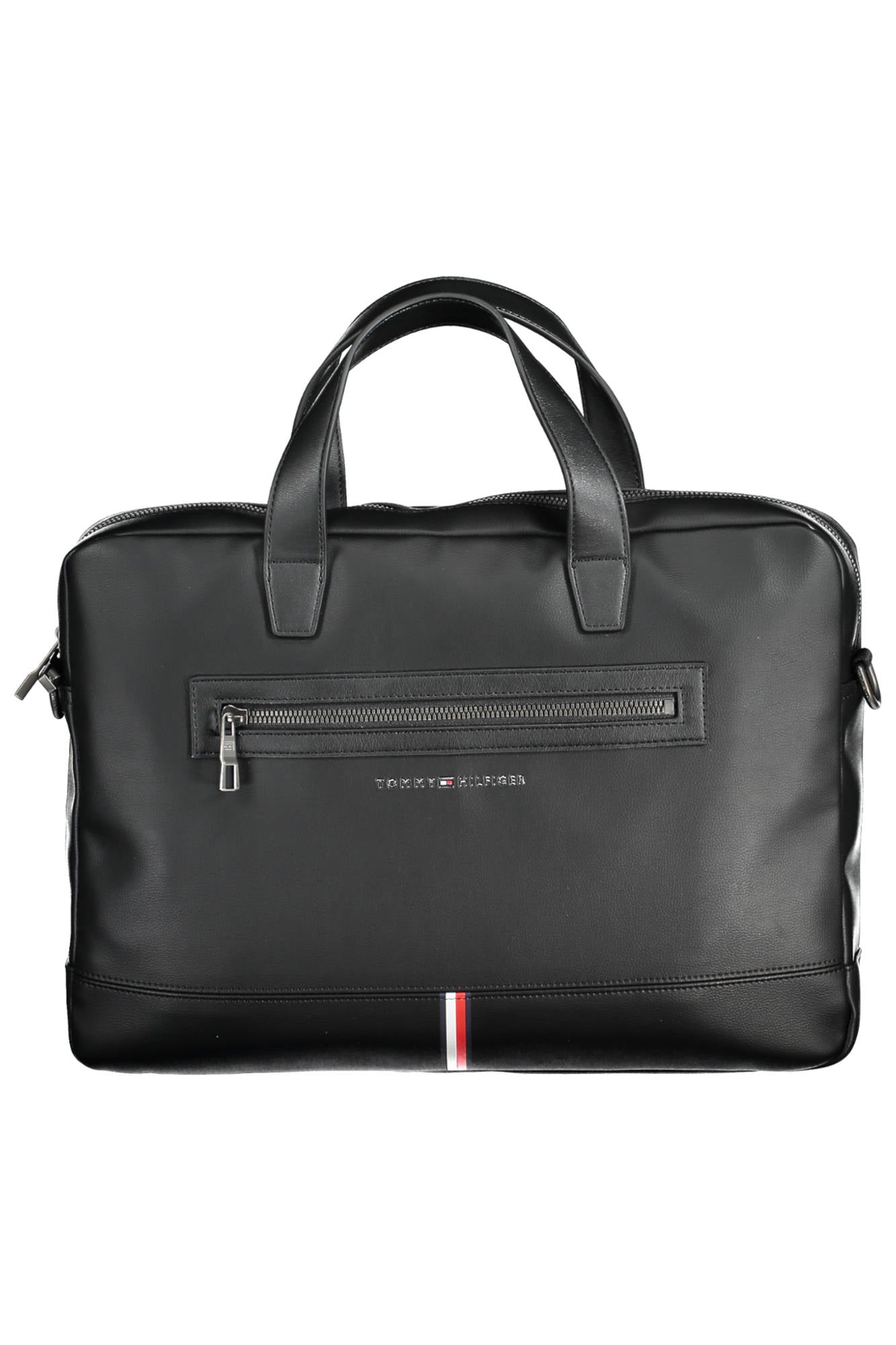 SERVIETTE TOMMY HILFIGER HOMME NOIR - TOMMY HILFIGER