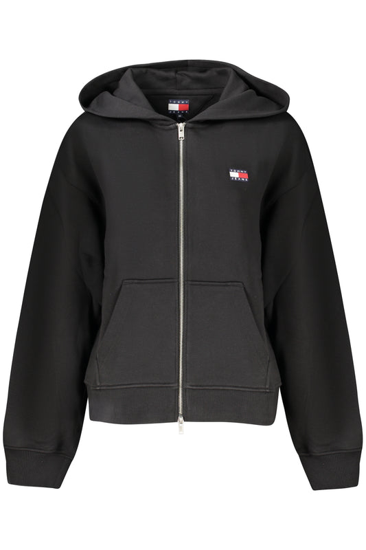 Sweat zippé Tommy Hilfiger pour femme, noir - TOMMY HILFIGER
